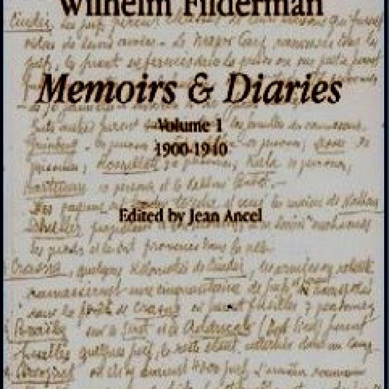 וילהלם פילדרמן – זכרונות